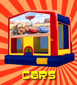 Pixar Cars bounce house