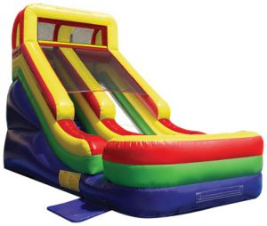 Eighteen foot extreme inflatable slide